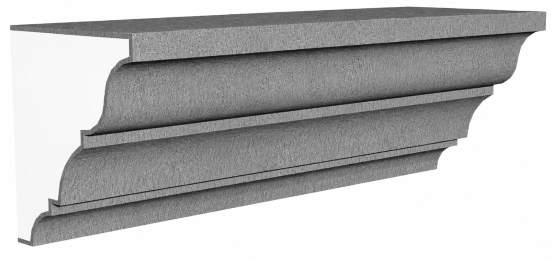 Promould CR 001 cornice — 3D catalogue render
