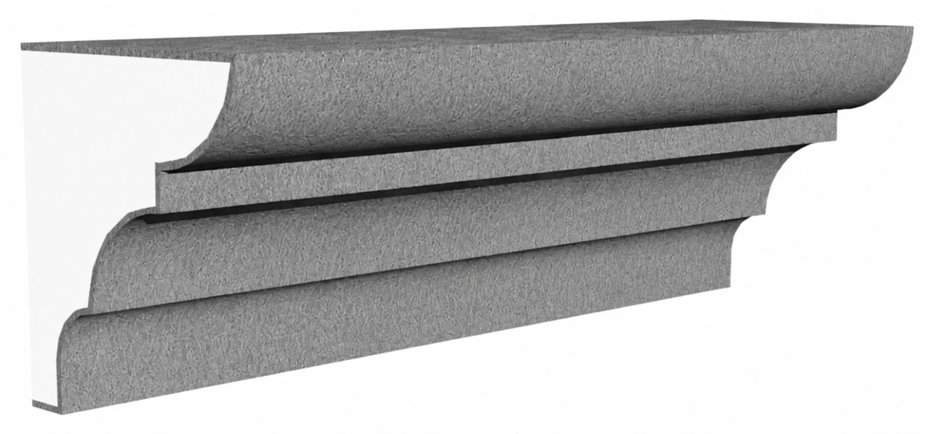 Promould CR 003 cornice — 3D catalogue render