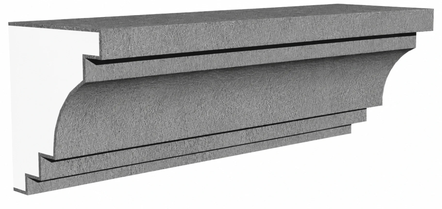 Promould CR 004 cornice — 3D catalogue render