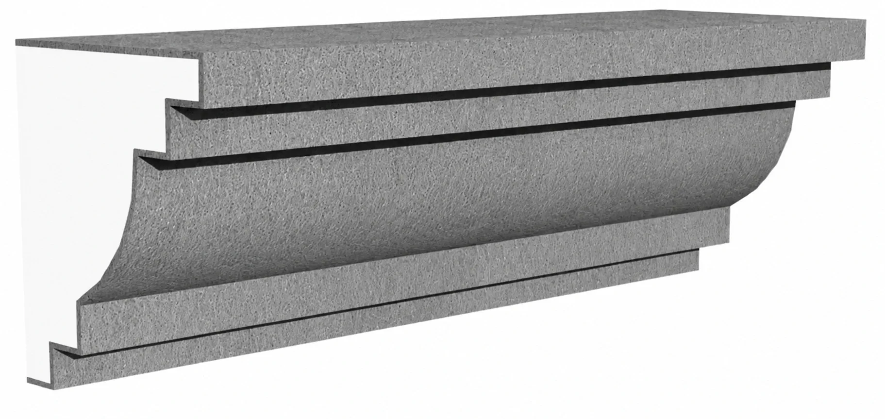 Promould CR 005 cornice — 3D catalogue render