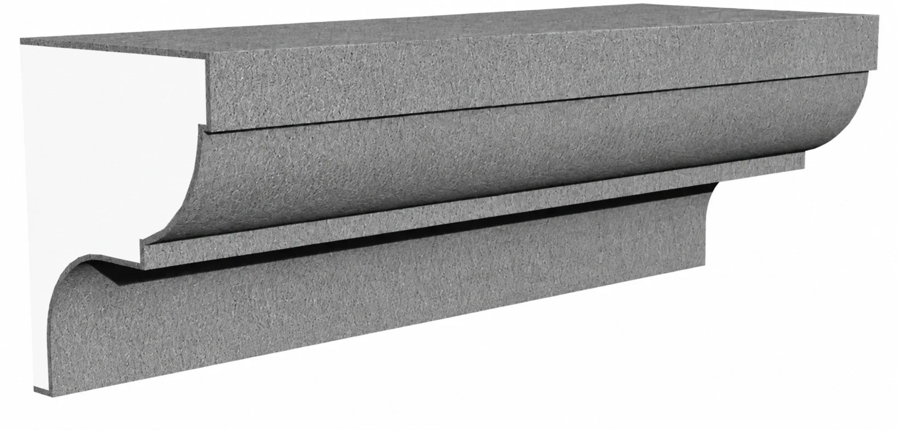 Promould CR 007 cornice — 3D catalogue render