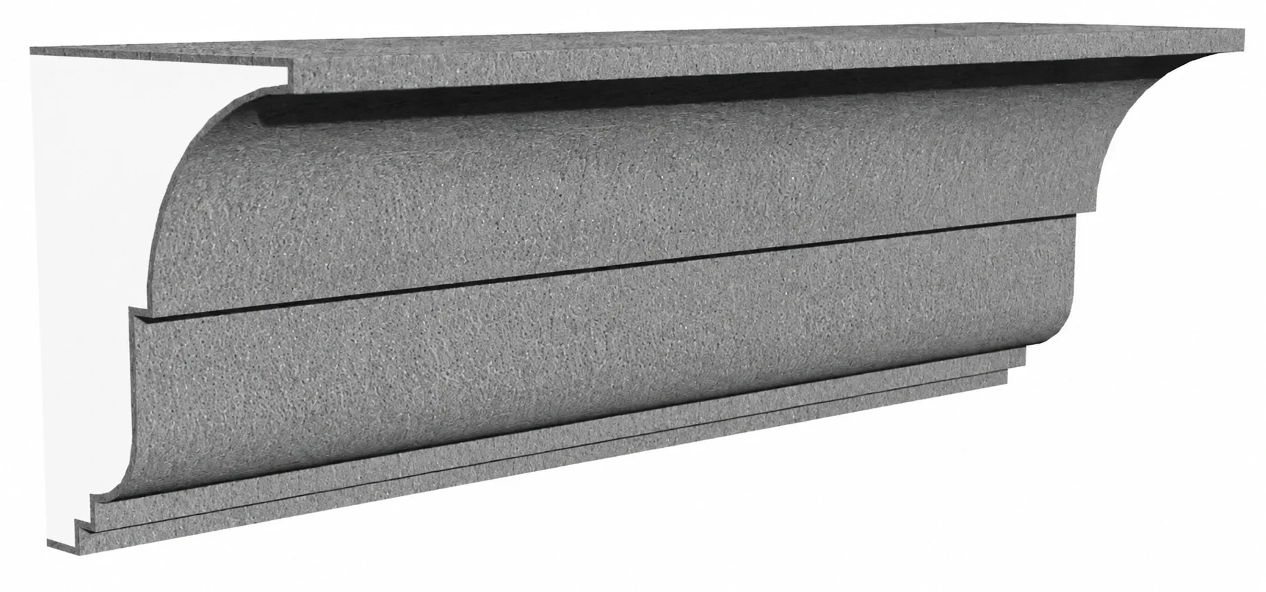 Promould CR 008 cornice — 3D catalogue render
