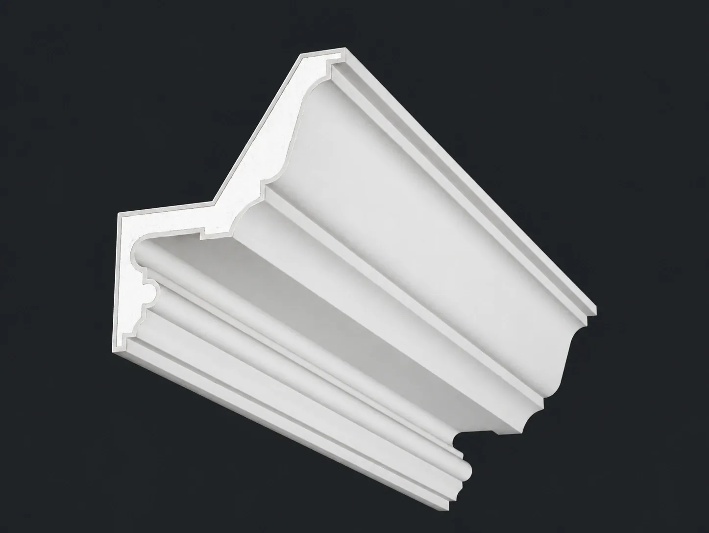 Decoralite LC 002 light cove — 3D catalogue render