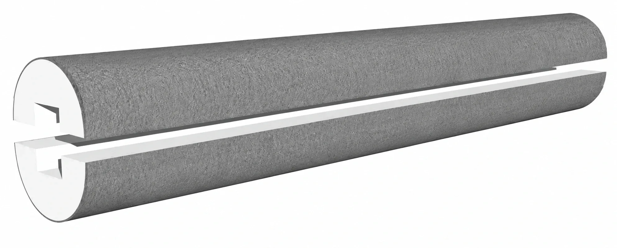 Promould CL 001 smooth column — 3D catalogue render