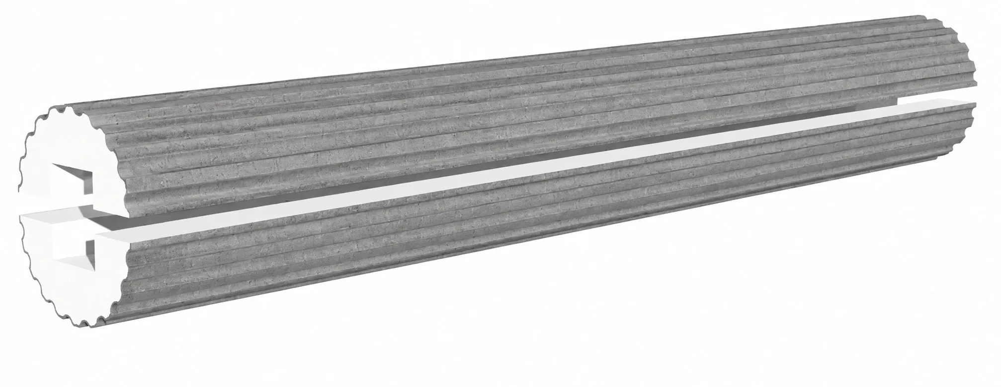 Promould CL 010 fluted column — 3D catalogue render