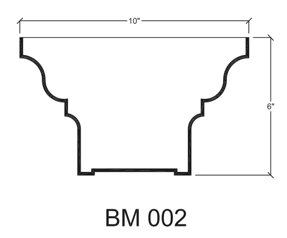 BM 002 published catalogue dimensions and technical detail
