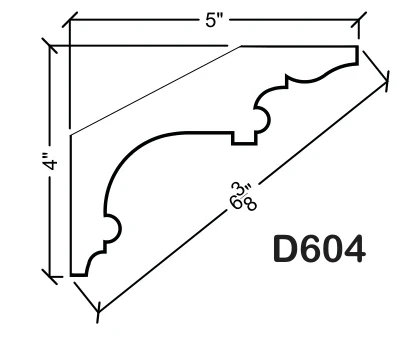D604 published catalogue dimensions and technical detail